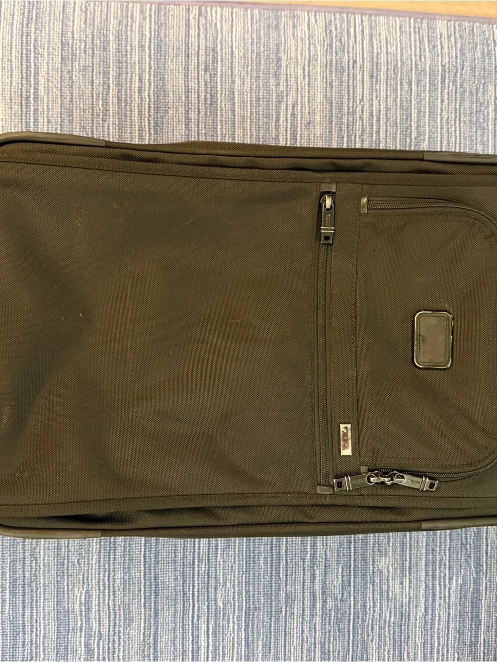 Black Tumi Alpha Roller Suitcase (Expandable)